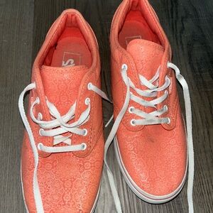Vans orange sneakers